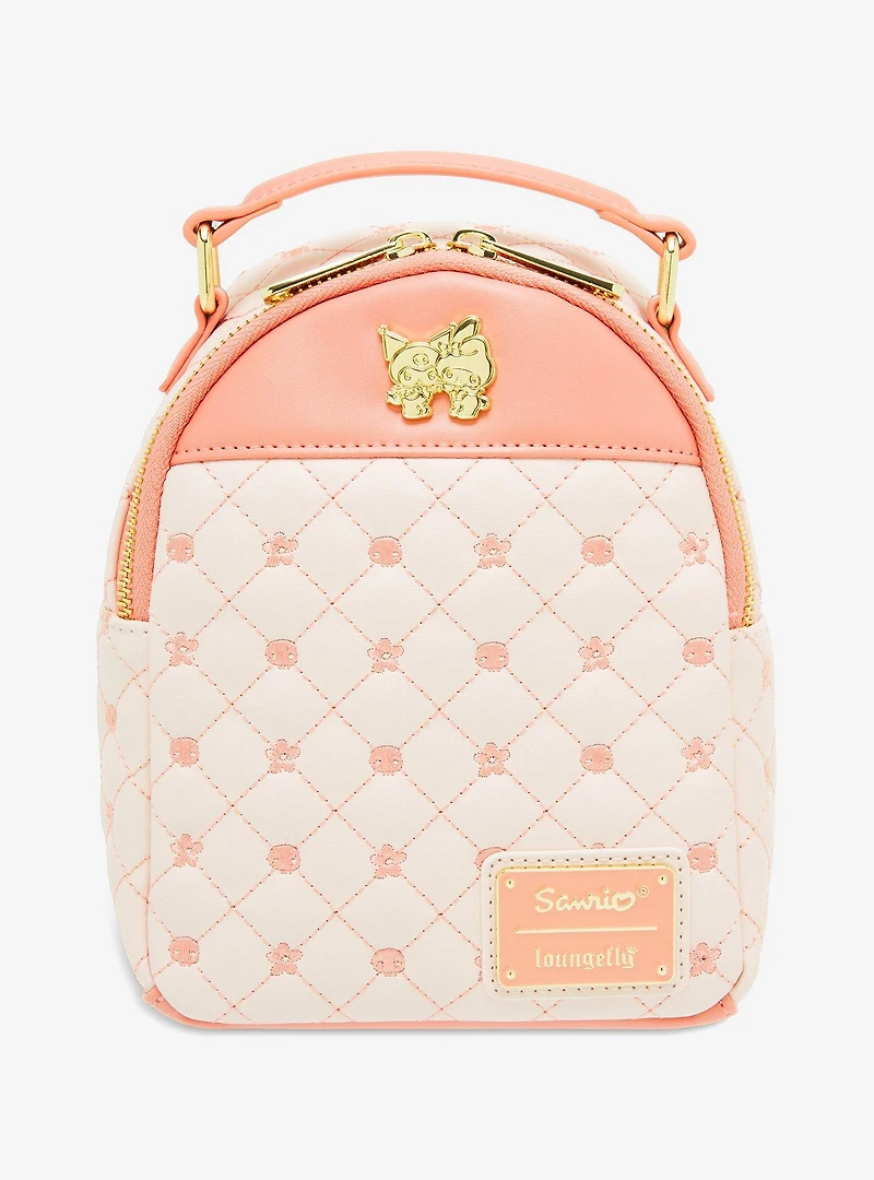 Loungefly Sanrio Kuromi & My Melody Quilt Pattern Mini Backpack - BoxLunch Exclusive