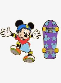 Disney Mickey Mouse Skateboarding Enamel Pin Set - BoxLunch Exclusive