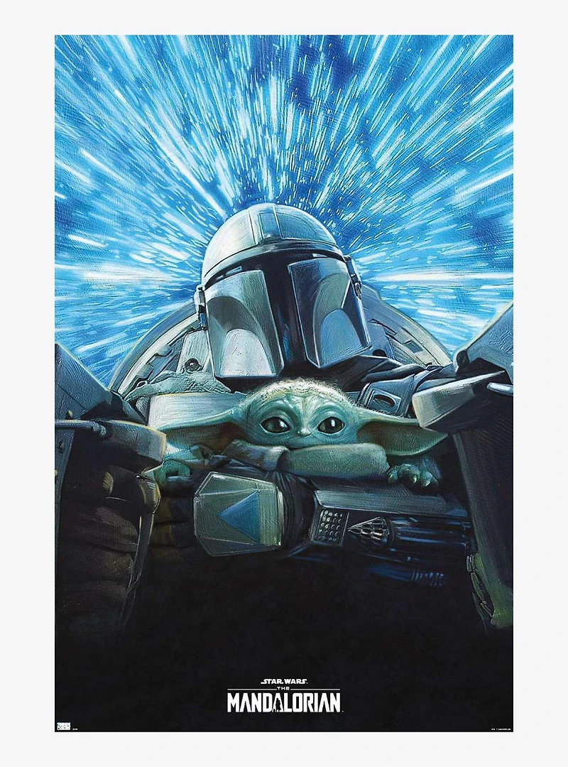 Star Wars The Mandalorian Lightspeed Poster