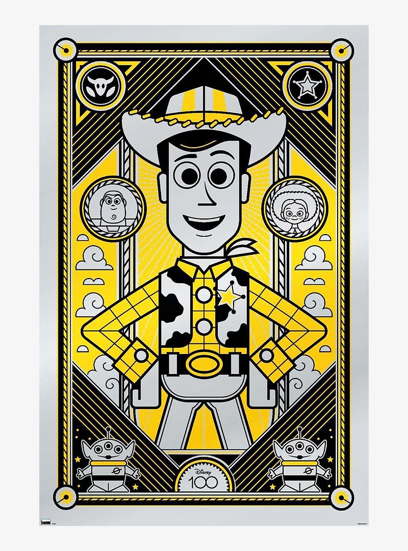 Disney100 Pixar Toy Story Woody Poster