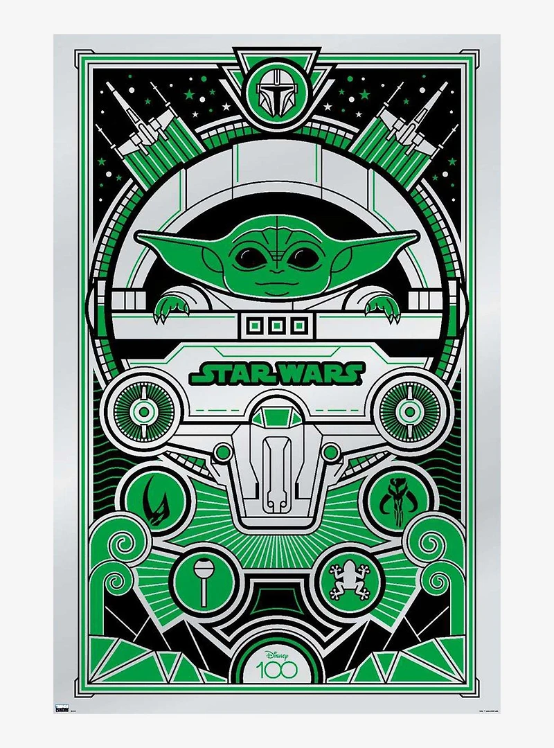 Disney100 Star Wars The Mandalorian Poster
