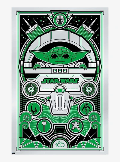 Disney100 Star Wars The Mandalorian Poster