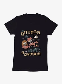 Harry Potter All Aboard Hogwarts Express Womens T-Shirt