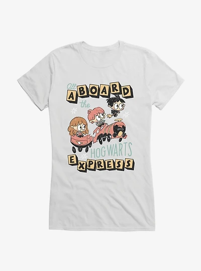 Harry Potter All Aboard Hogwarts Express Girls T-Shirt