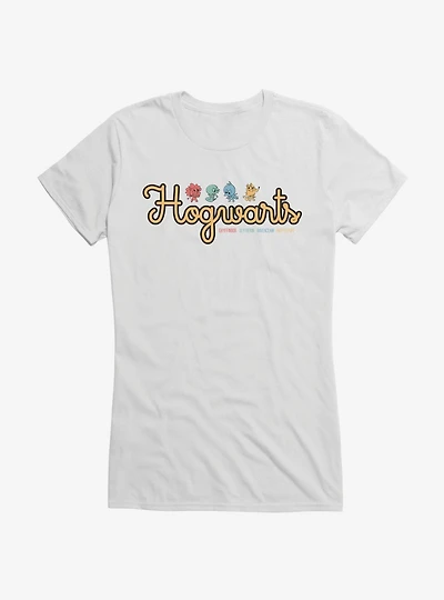 Harry Potter Hogwarts House Cursive Logo Girls T-Shirt