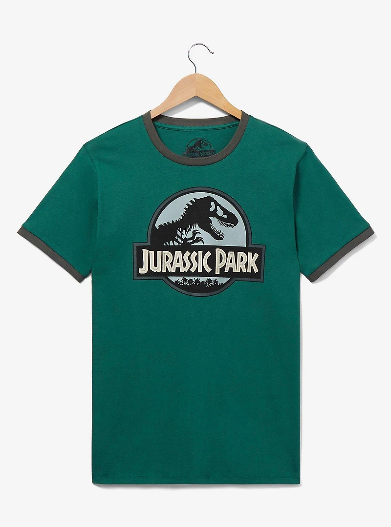 Jurassic Park Logo Ringer T-Shirt - BoxLunch Exclusive