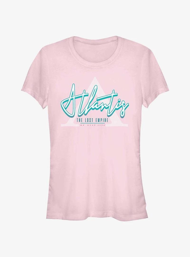 Disney Atlantis: The Lost Empire Symbol Logo Girls T-Shirt