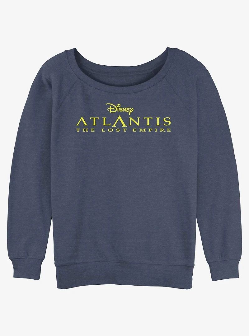 Disney Atlantis: The Lost Empire Logo Girls Slouchy Sweatshirt