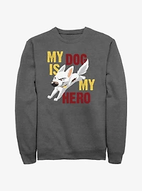 Disney Bolt My Dog Is Hero Sweatshirt