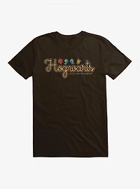 Harry Potter Hogwarts House Cursive Logo T-Shirt