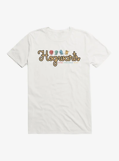 Harry Potter Hogwarts House Cursive Logo T-Shirt