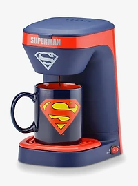 DC Comics Superman 1-Cup Coffee Maker With Mug