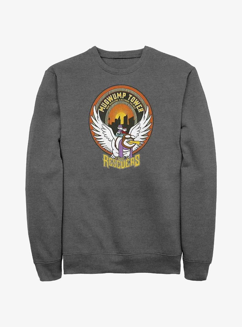 Disney The Rescuers Down Under Mugwump Tower Badge Sweatshirt