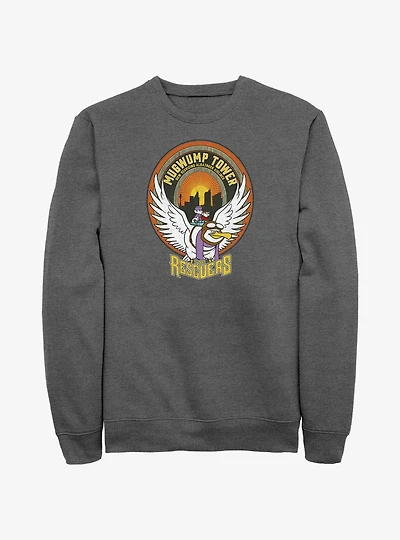Disney The Rescuers Down Under Mugwump Tower Badge Sweatshirt