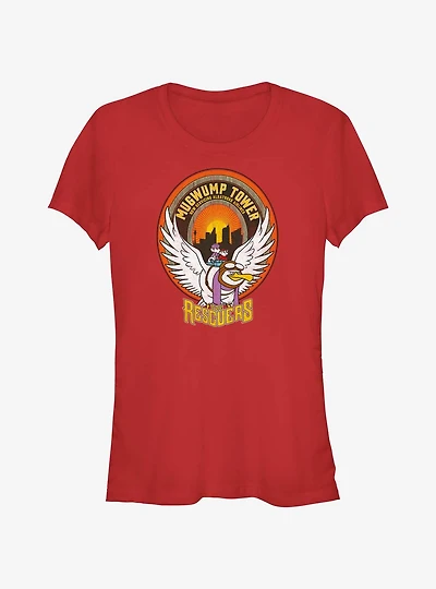 Disney The Rescuers Down Under Mugwump Tower Badge Girls T-Shirt