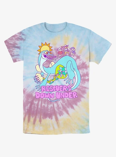 Disney The Rescuers Down Under Joanna The Goanna Tie-Dye T-Shirt