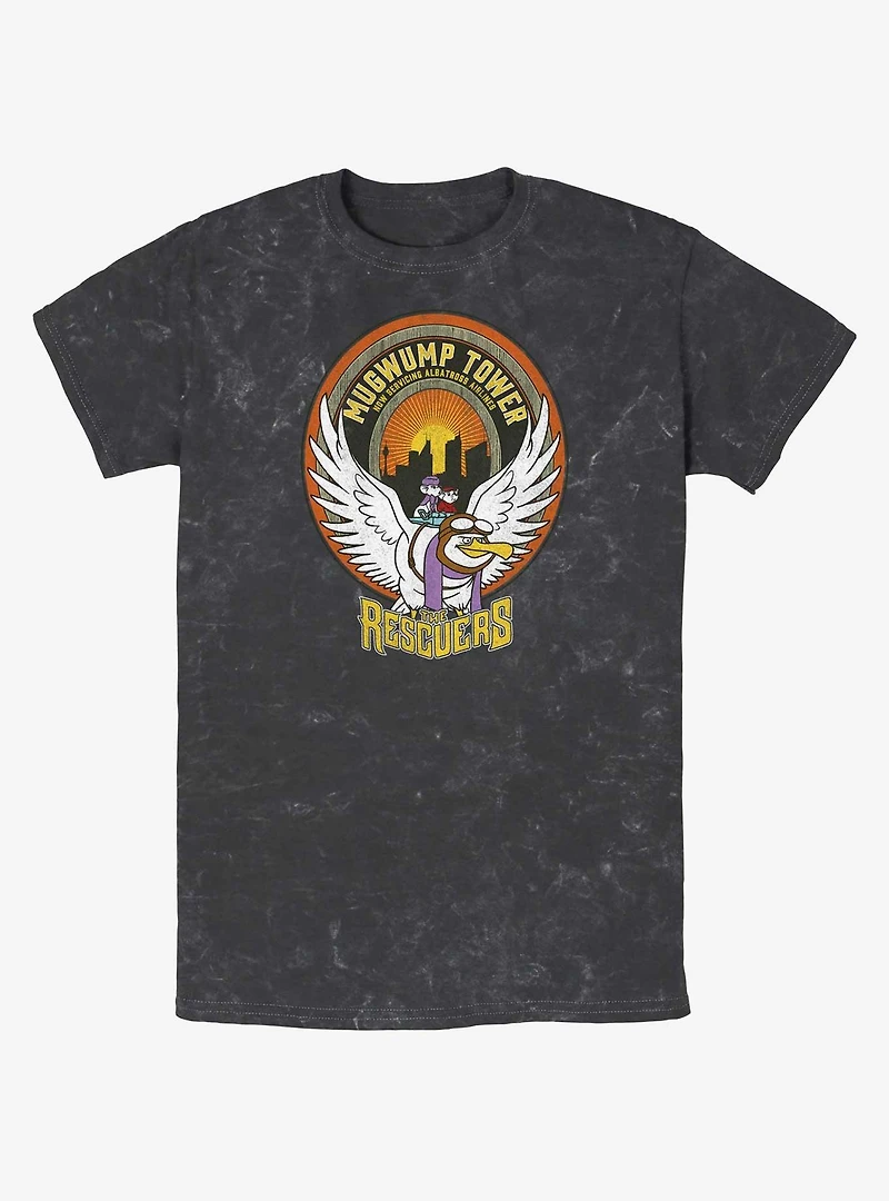 Disney The Rescuers Down Under Mugwump Tower Badge T-Shirt