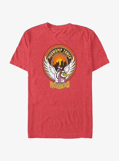 Disney The Rescuers Down Under Mugwump Tower Badge T-Shirt