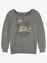 Disney The Rescuers Down Under Destination Rescue Girls Slouchy Sweatshirt