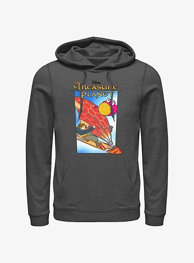 Disney Treasure Planet Jim Hawkins Solar Surfer Poster Hoodie Hot Topic Web Exclusive