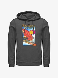 Disney Treasure Planet Jim Hawkins Solar Surfer Poster Hoodie Hot Topic Web Exclusive