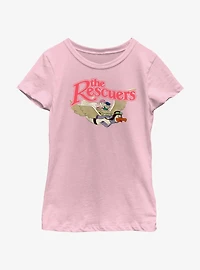 Disney The Rescuers Down Under Bernard and Bianca Flyby Youth Girls T-Shirt