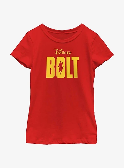 Disney Bolt Logo Youth Girls T-Shirt
