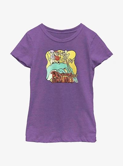 Disney The Rescuers Down Under Adventures With Jake Youth Girls T-Shirt