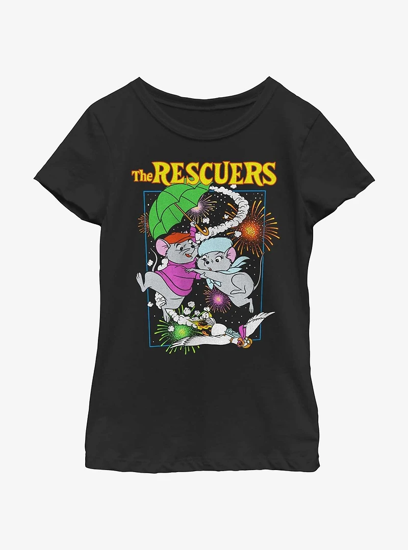 Disney The Rescuers Down Under Fireworks Youth Girls T-Shirt