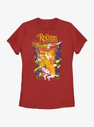 Disney The Rescuers Down Under National Park Rescue Womens T-Shirt