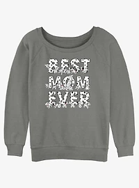 Disney 101 Dalmatians Perdita Best Mom Ever Girls Slouchy Sweatshirt