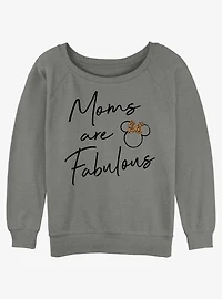 Disney Mickey Mouse Moms Are Fabulous Girls Slouchy Sweatshirt
