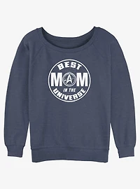 Star Trek Best Mom The Universe Girls Slouchy Sweatshirt
