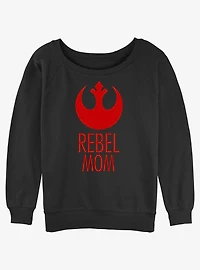 Disney Star Wars Rebel Mom Girls Slouchy Sweatshirt