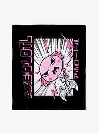 Axe-A-Lotl Throw Blanket