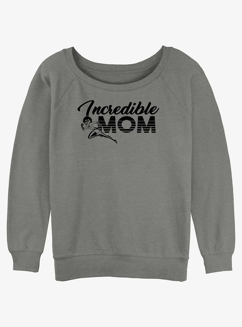 Disney Pixar The Incredibles Elastigirl Incredible Mom Womens Slouchy Sweatshirt