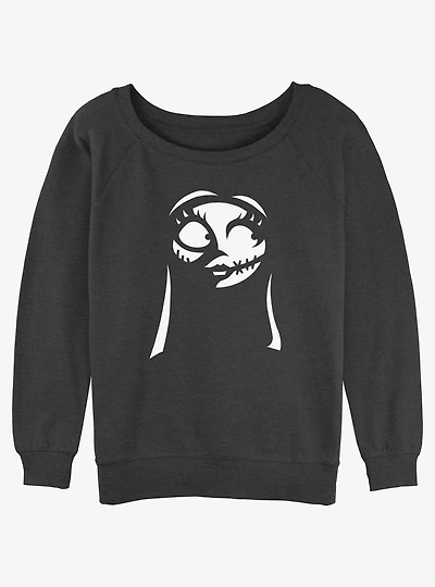 Disney The Nightmare Before Christmas Sally Cutout Womens Slouchy Sweatshirt