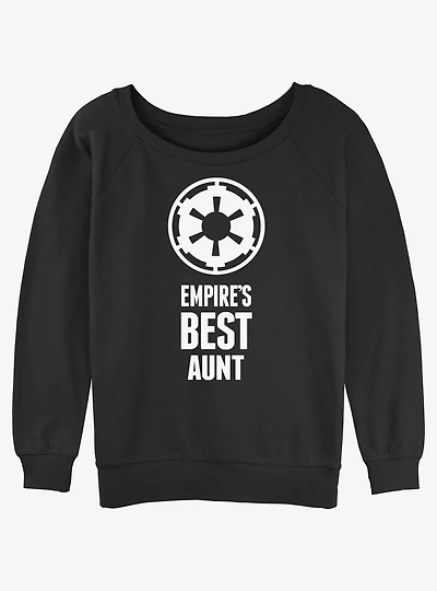 Disney Star Wars Empire's Best Aunt Womens Slouchy Sweatshirt