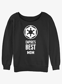 Disney Star Wars Empire's Best Mom Womens Slouchy Sweatshirt