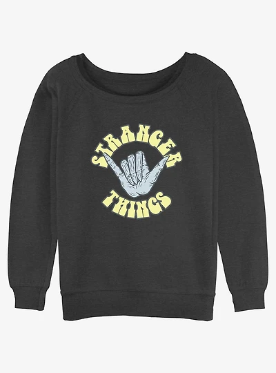 Stranger Things Rad Womens Slouchy Sweatshirt