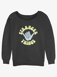 Stranger Things Rad Womens Slouchy Sweatshirt