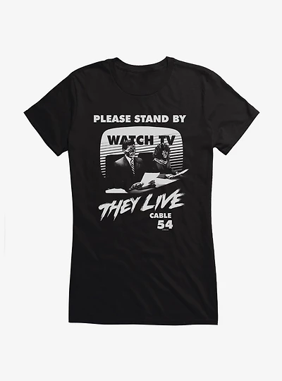 They Live Watch TV Girls T-Shirt