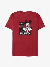 Disney100 Pluto Melts Your Heart T-Shirt