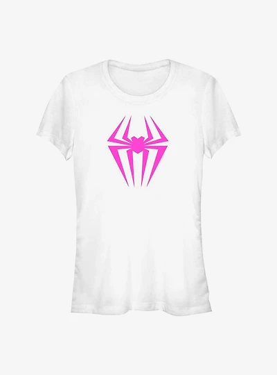Marvel Spider-Man: Across The Spider-Verse Spider-Gwen Logo Girls T-Shirt
