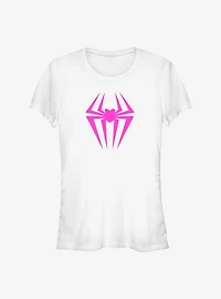 Marvel Spider-Man: Across The Spider-Verse Spider-Gwen Logo Girls T-Shirt