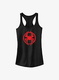 Marvel Spider-Man: Across The Spider-Verse Miles Morales Logo Girls Tank