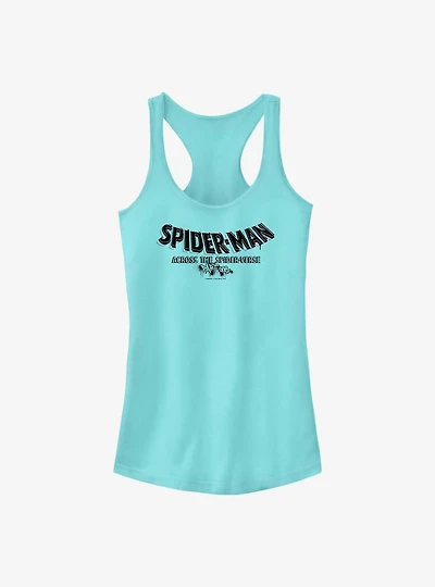 Marvel Spider-Man: Across The Spider-Verse Part One Logo Girls Tank
