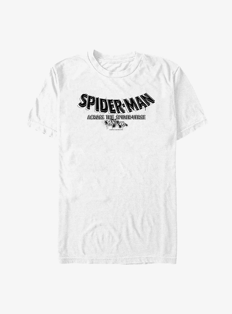 Marvel Spider-Man: Across The Spider-Verse Part One Logo T-Shirt