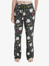 Studio Ghibli My Neighbor Totoro Totoro & Mushrooms Pajama Pants