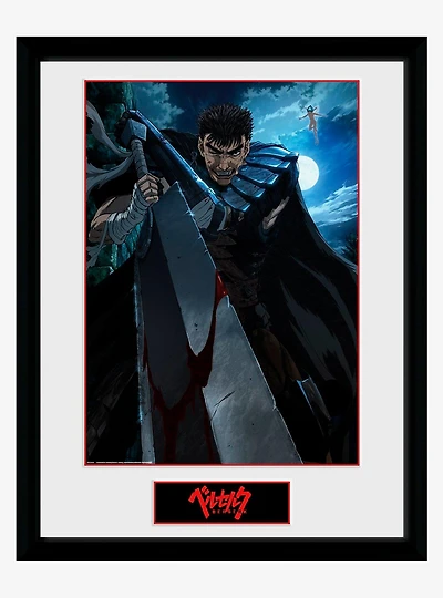 Berserk Guts Framed Poster